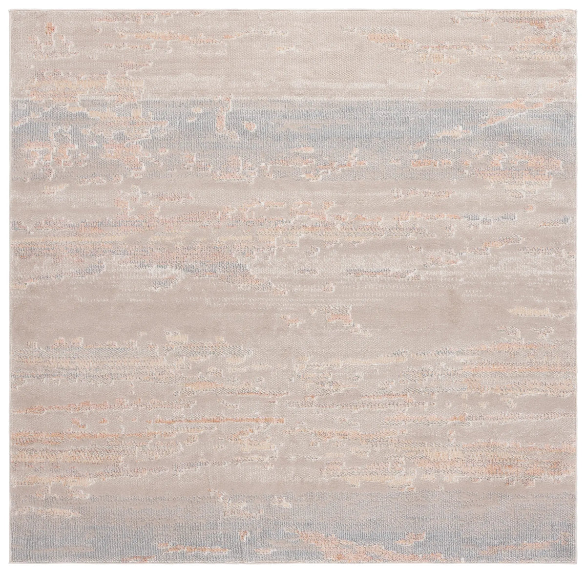 Safavieh Blair Washable 6'-7" x 6'-7" Rug in Beige / Blue