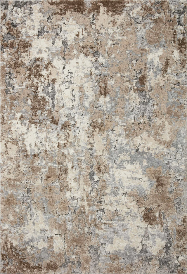 Loloi Theory Thy-09 Dove/Bark Rugs - main flat
