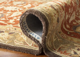 Safavieh Anatolia 4'-0" x 6'-0" Rug in Rust / Green
