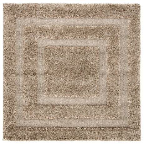Safavieh Florida Shag 5'-0" x 5'-0" Rug in Beige / Beige