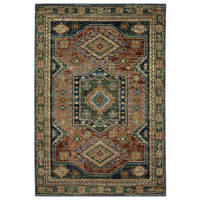 Oriental Weavers Sphinx Andorra 2442A Blue/Multi Rugs - main flat