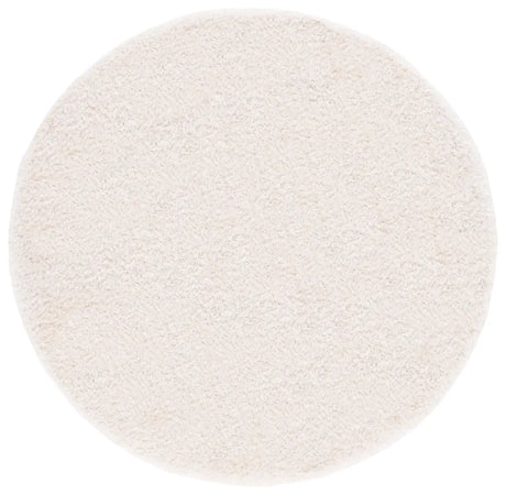 Safavieh Luxe Shag 6'-0" x 6'-0" Rug in Bone
