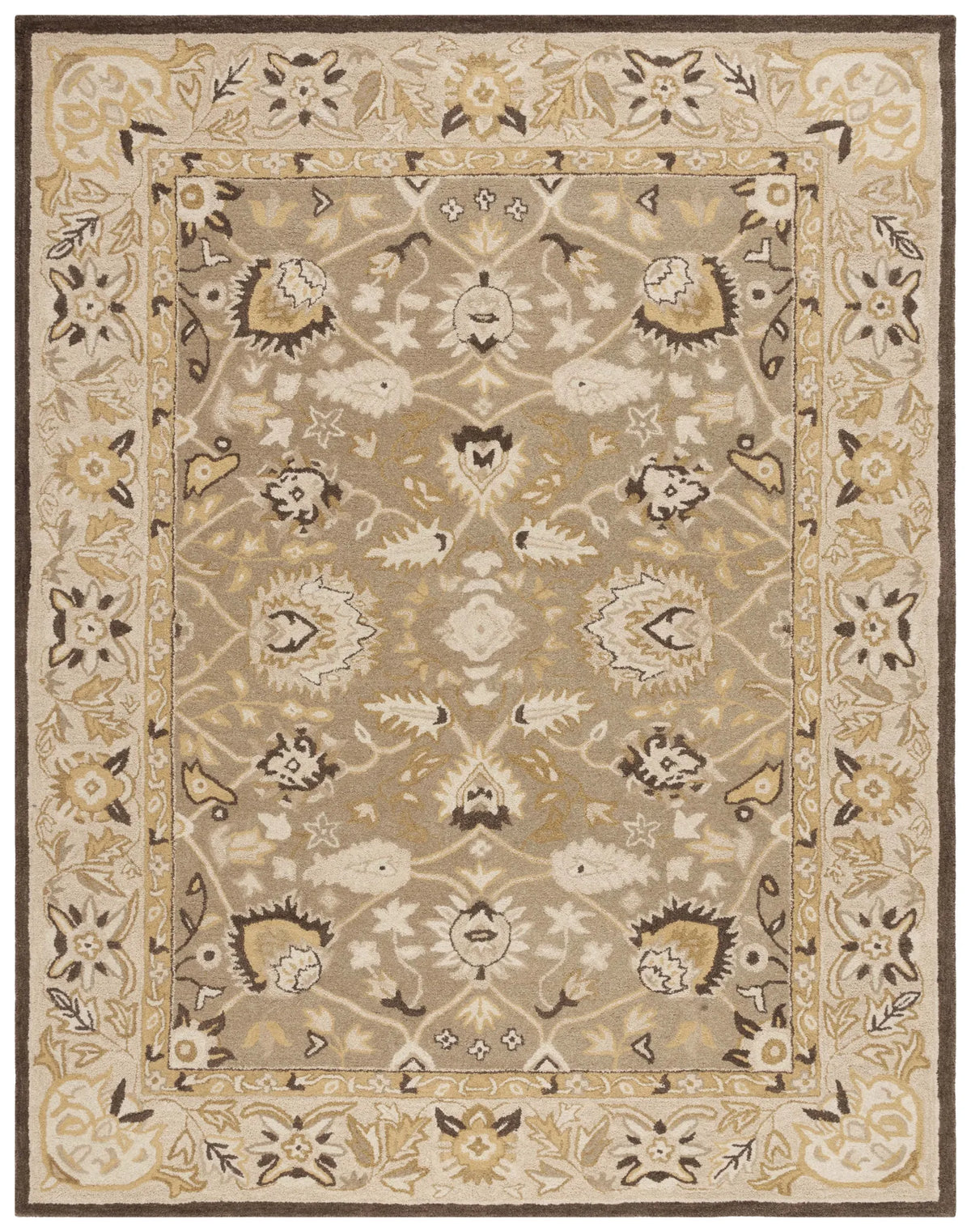 Safavieh Anatolia 9'-6" x 13'-6" Rug in Sage / Beige