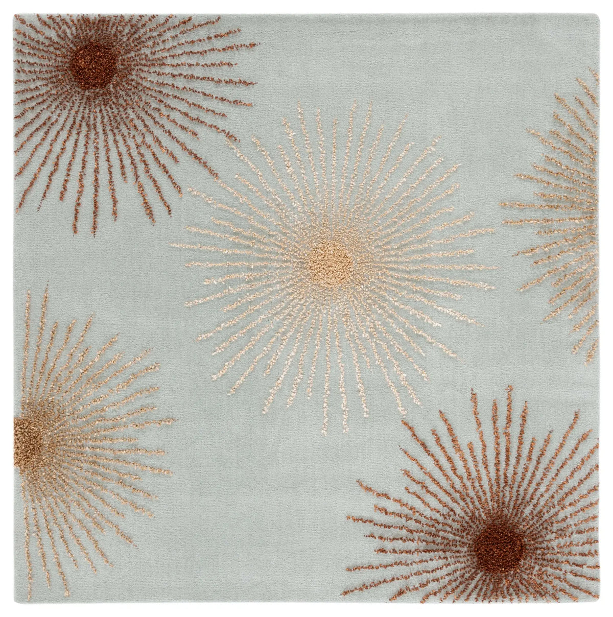 Safavieh Soho 6'-0" x 6'-0" Rug in Light Blue / Multi