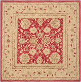 Safavieh Anatolia 6'-0" x 6'-0" Rug in Red / Ivory