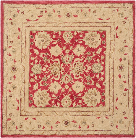 Safavieh Anatolia 6'-0" x 6'-0" Rug in Red / Ivory