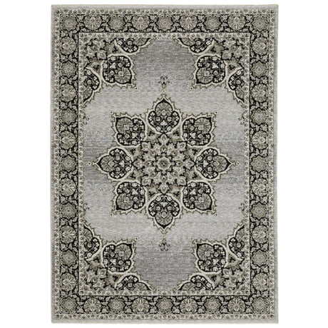 Oriental Weavers Sphinx Chamberlain CH11L Black Rugs - main flat