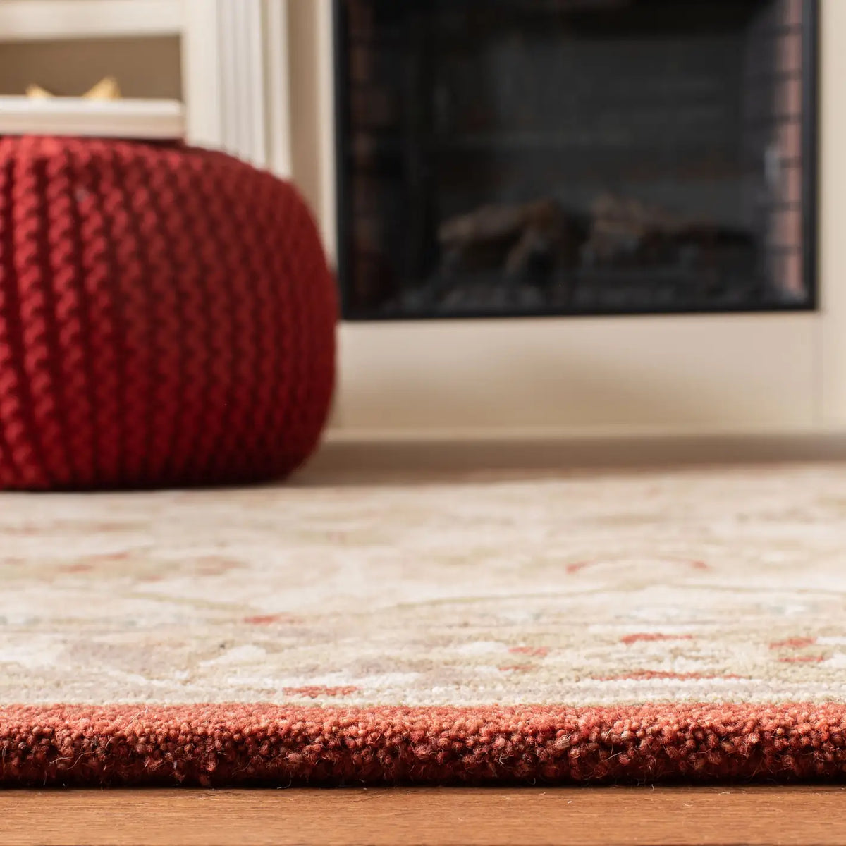 Safavieh Anatolia 5'-0" x 8'-0" Rug in Beige / Rust