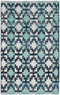Safavieh Montauk 2'-6" x 4'-0" Rug in Turquoise / Multi