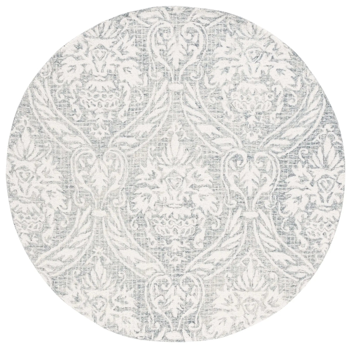 Safavieh Abstract 6'-0" x 6'-0" Rug in Ivory / Grey