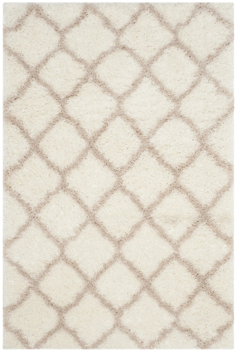 Safavieh Indie Shag 3'-0" x 5'-0" Rug in Ivory / Mushroom