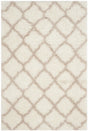 Safavieh Indie Shag 3'-0" x 5'-0" Rug in Ivory / Mushroom