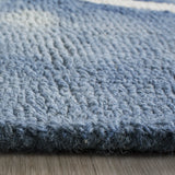 Safavieh Dip Dye 7'-0" x 7'-0" Rug in Blue / Ivory