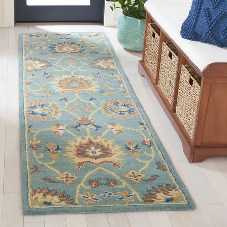Safavieh Heritage 2'-3" x 10'-0" Rug in Light Blue
