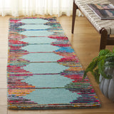 Safavieh Nantucket 2'-3" x 6'-0" Rug in Teal / Red