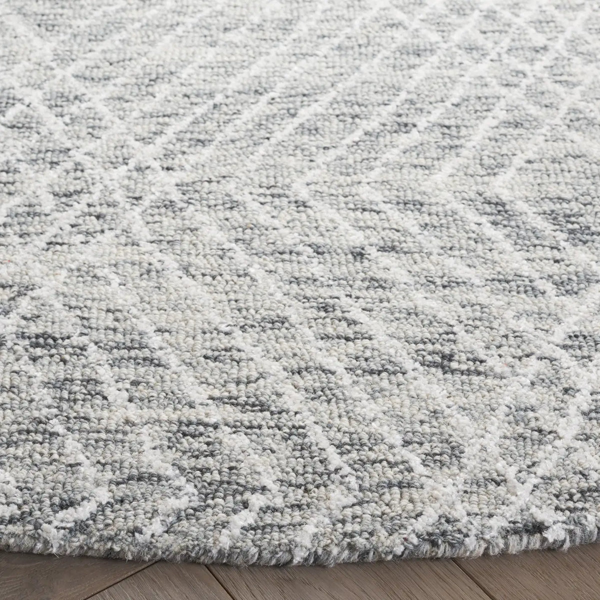 Safavieh Abstract 6'-0" x 6'-0" Rug in Grey / Ivory