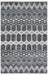 Safavieh Metro 4'-0" x 6'-0" Rug in Black / Ivory