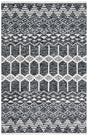 Safavieh Metro 4'-0" x 6'-0" Rug in Black / Ivory