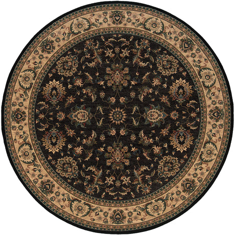Oriental Weavers Sphinx Ariana 311k3 Black / Ivory Rugs - main flat