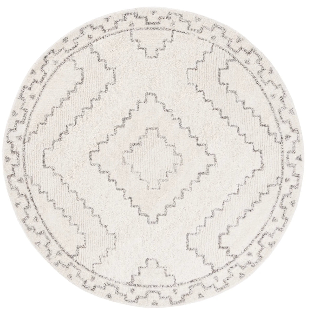 Safavieh Casablanca 6'-0" x 6'-0" Rug in Ivory / Grey