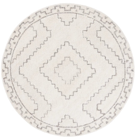 Safavieh Casablanca 6'-0" x 6'-0" Rug in Ivory / Grey