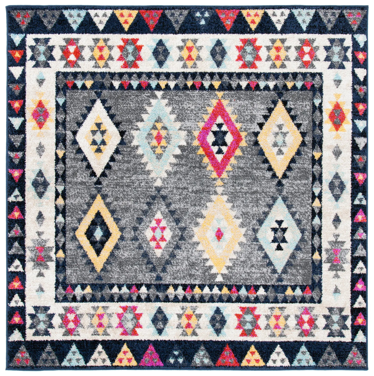 Safavieh Adirondack 6'-0" x 6'-0" Rug in Grey / Ivory