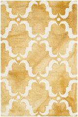 Safavieh Dip Dye 2'-0" x 3'-0" Rug in Gold / Ivory