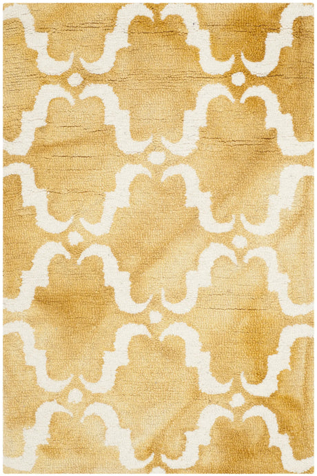 Safavieh Dip Dye 2'-0" x 3'-0" Rug in Gold / Ivory