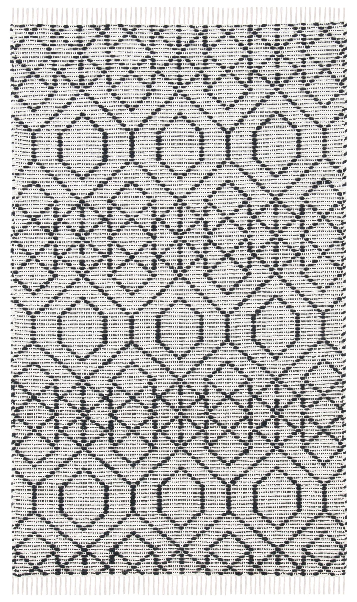 Safavieh Montauk 3'-0" x 5'-0" Rug in Black / Beige