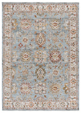Safavieh Hamilton 4'-0" x 6'-0" Rug in Blue / Ivory