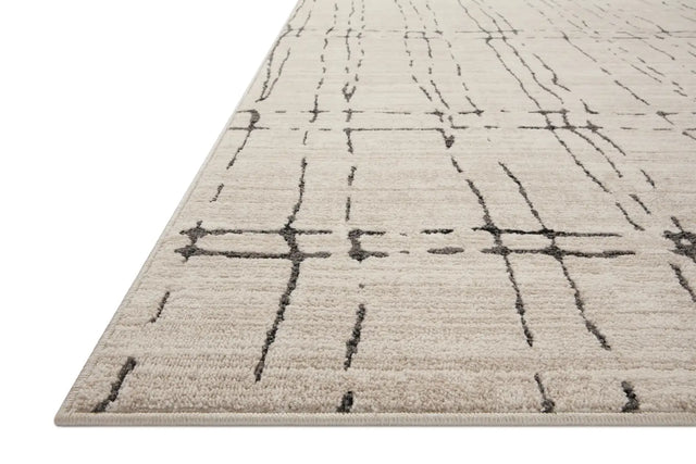 Loloi Darby Dar-06 Sand/Dk. Grey Rug - rug corner