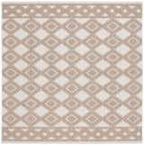 Safavieh Global 6'-7" x 6'-7" Rug in Beige / Brown