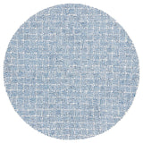 Safavieh Micro-Loop 5'-0" x 5'-0" Rug in Navy / Ivory