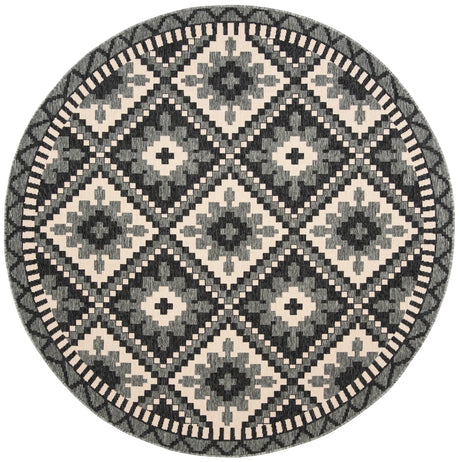 Safavieh Veranda 6'-7" x 6'-7" Rug in Grey / Beige