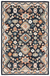 Safavieh Aspen 4'-0" x 6'-0" Rug in Black / Rust