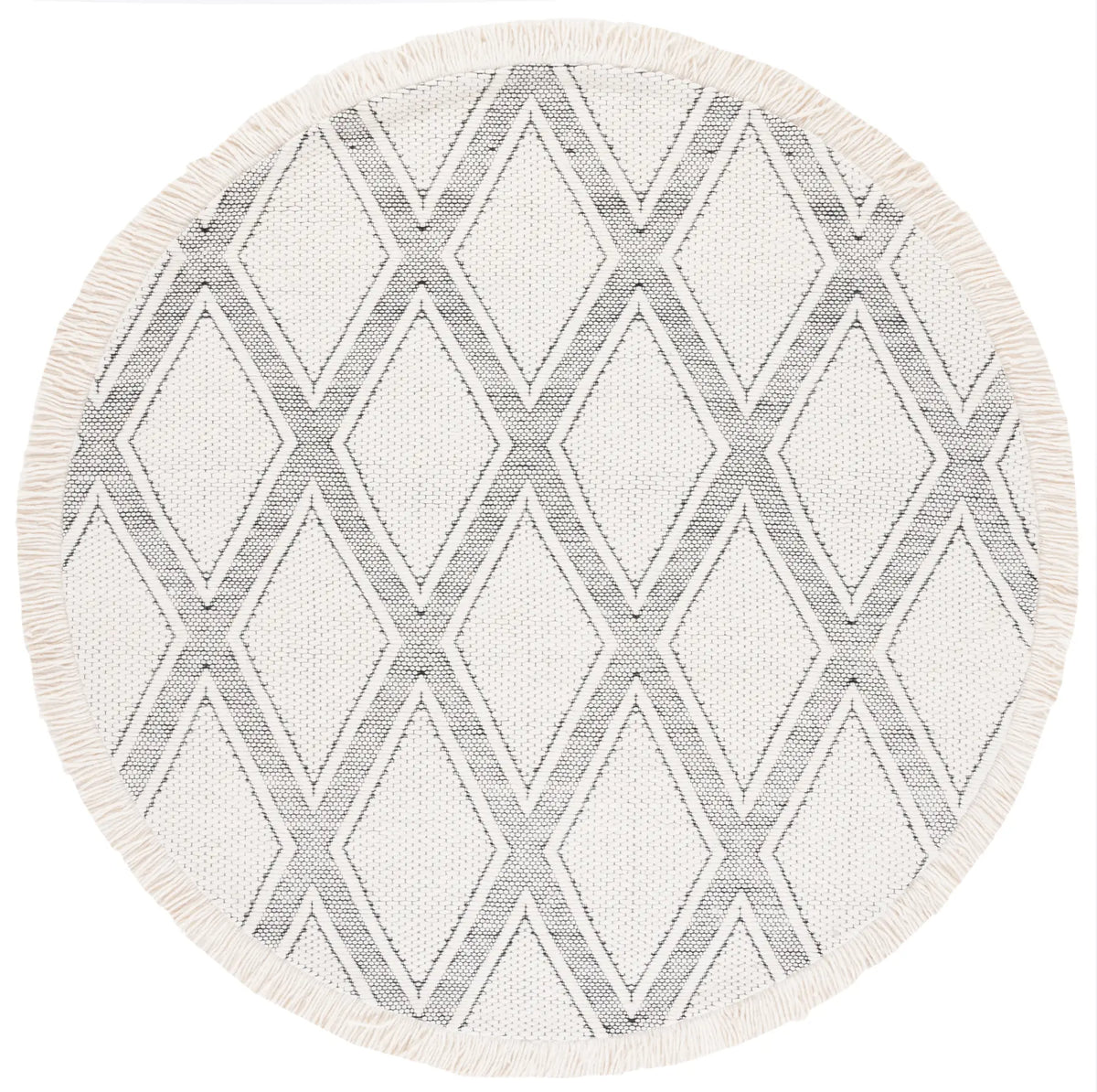Safavieh Natura 6'-0" x 6'-0" Rug in Ivory / Black