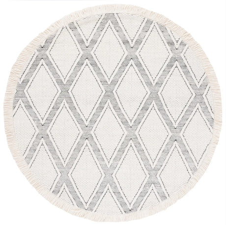 Safavieh Natura 6'-0" x 6'-0" Rug in Ivory / Black