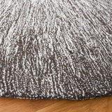 Safavieh Micro-Loop 5'-0" x 5'-0" Rug in Charcoal / Grey