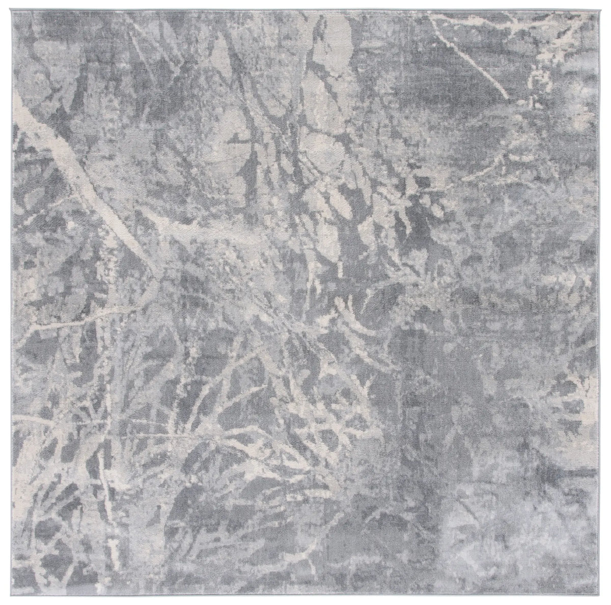 Safavieh Jasper 100 6'-7" x 6'-7" Rug in Grey / Ivory