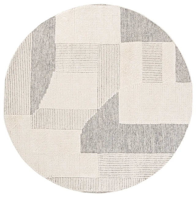 Safavieh Natura 6'-0" x 6'-0" Rug in Ivory / Charcoal