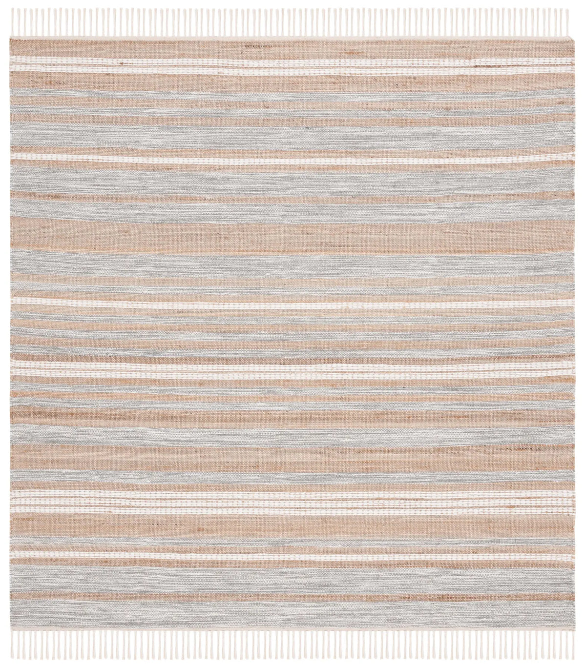 Safavieh Kilim 6'-0" x 6'-0" Rug in Natural / Grey
