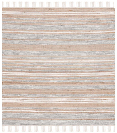 Safavieh Kilim 6'-0" x 6'-0" Rug in Natural / Grey