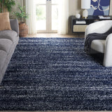 Safavieh Hudson Shag 10'-0" x 14'-0" Rug in Navy / Ivory