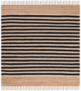 Safavieh Natural Fiber 6'-0" x 6'-0" Rug in Natural / Black