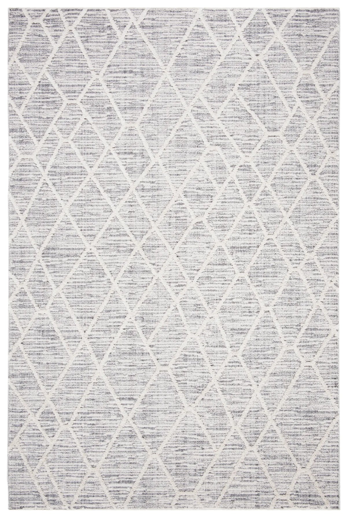Safavieh Martha Stewart Berber Shag 5'-3" x 7'-6" Rug in Ivory / Grey