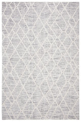 Safavieh Martha Stewart Berber Shag 5'-3" x 7'-6" Rug in Ivory / Grey