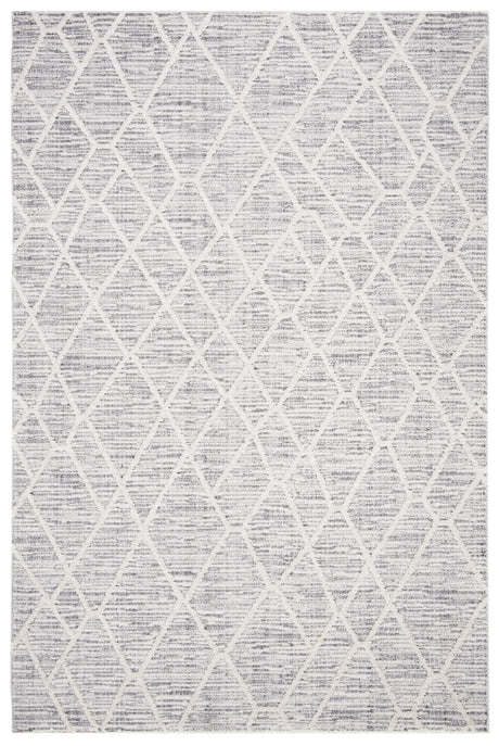 Safavieh Martha Stewart Berber Shag 5'-3" x 7'-6" Rug in Ivory / Grey