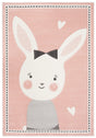 Safavieh Carousel Kids 100 4'-0" x 6'-0" Rug in Pink / Ivory
