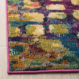 Safavieh Madison 4'-0" x 6'-0" Rug in Fuchsia / Gold