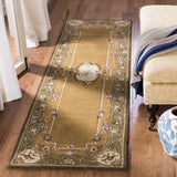 Safavieh Classic 2'-3" x 12'-0" Rug in Light Gold / Green
